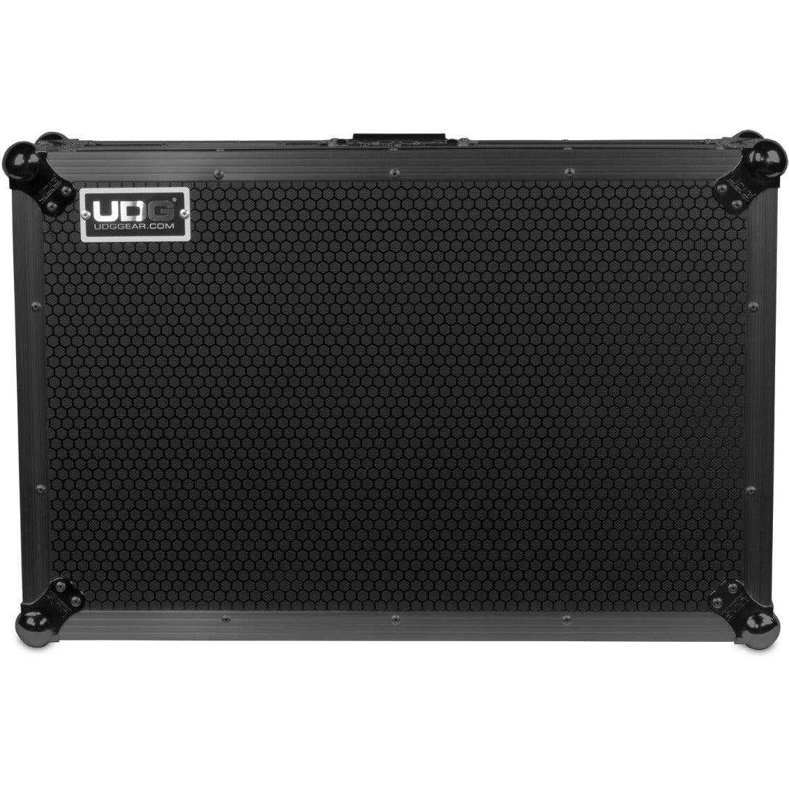 UDG Ultimate Flight Case Pioneer XDJ-RR Black Plus (Laptop Shelf), dj flight cases, side, black