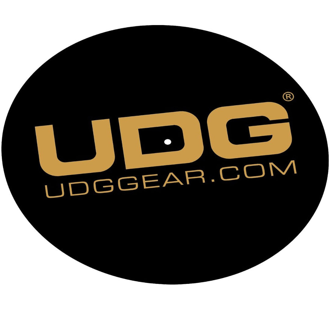UDG Ultimate Turntable Slipmat Set (U9935) slipmats, black and golden slipmat pair