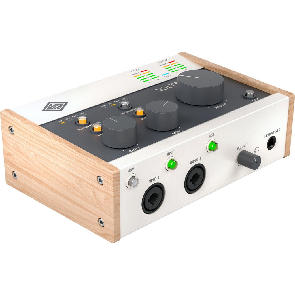 Universal Audio Volt 276 audio interface, hero angle view
