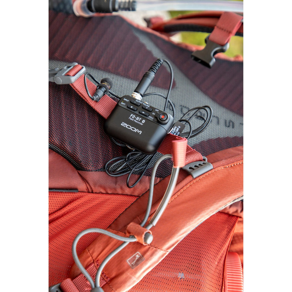 Zoom F2-BT field recorder.
