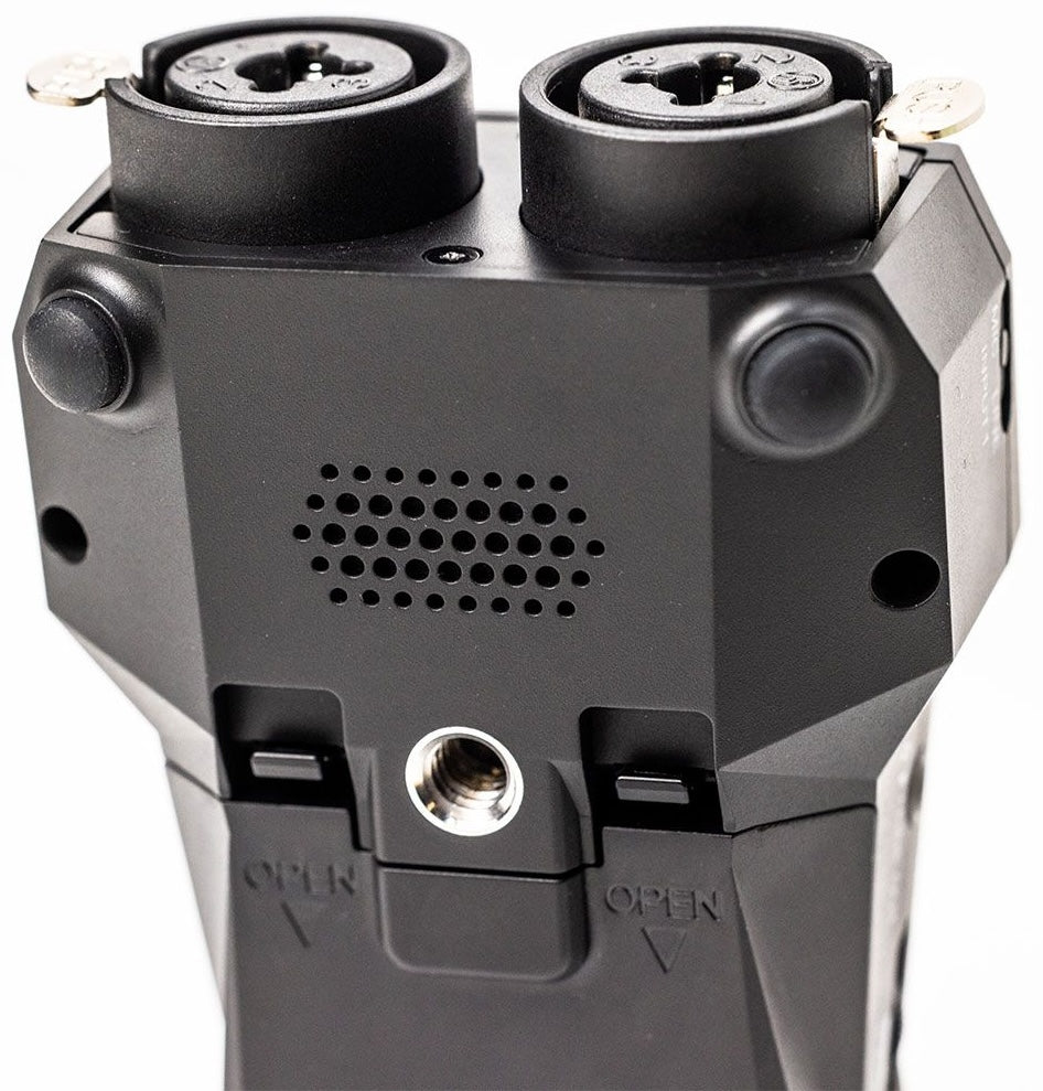 Zoom H1 XLR field recorder.