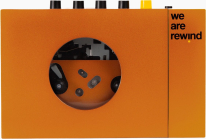 We Are Rewind Cassette Player (Orange)