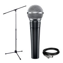 Shure SM58 + Stand + Cable Bundle